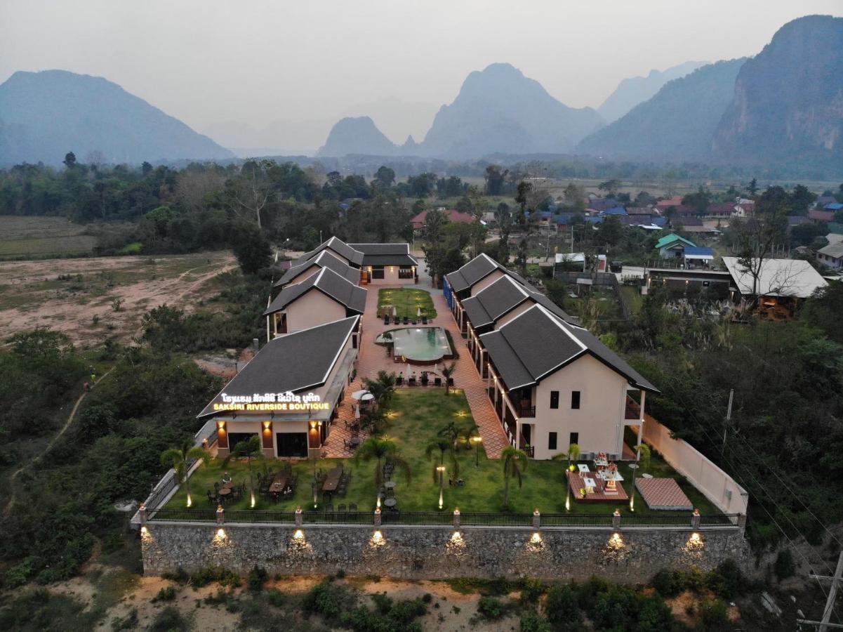 Saksiri Riverside Boutique Hotel Vang Vieng Luaran gambar